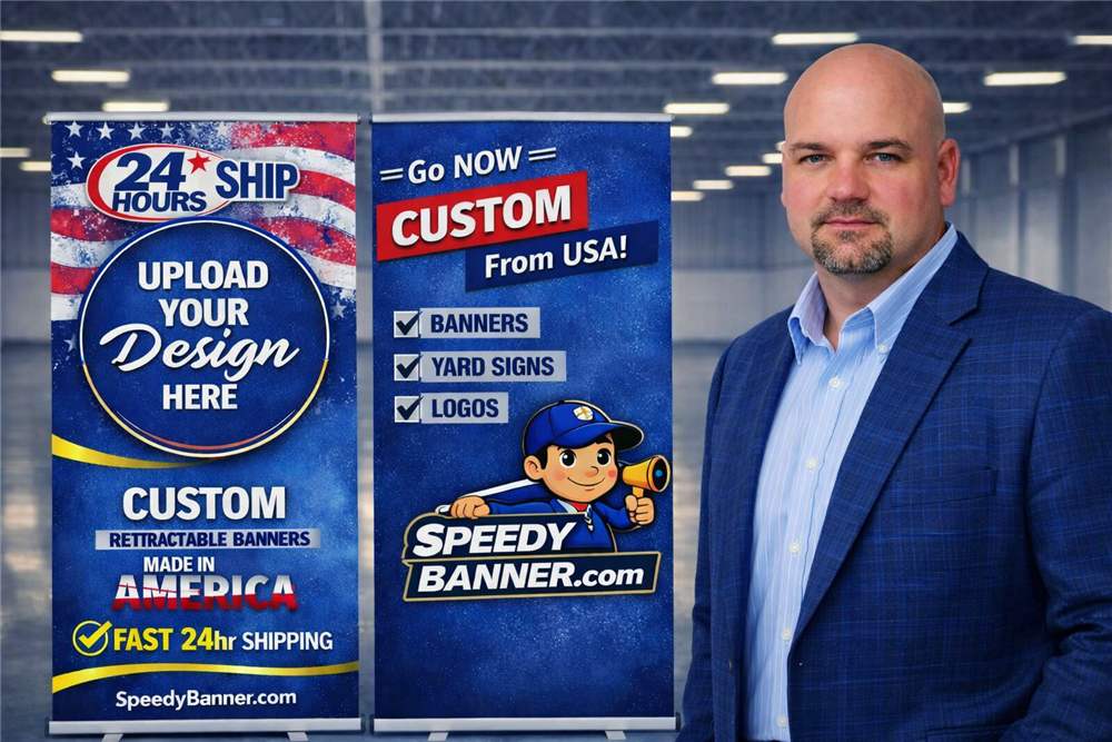 Retractable Banner Stand Example 2