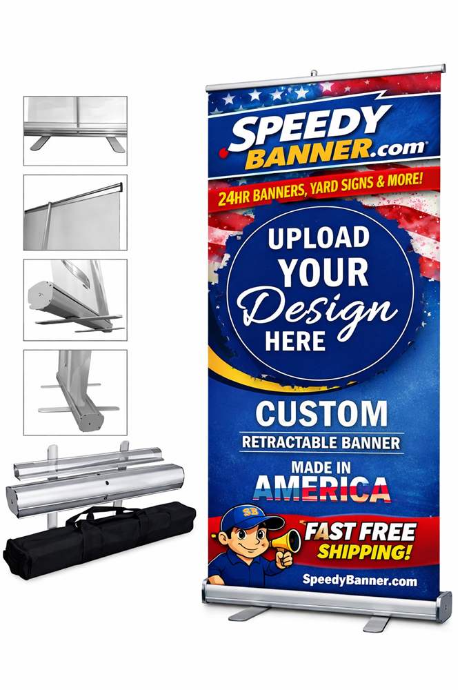 Retractable Banner Stand Example 3