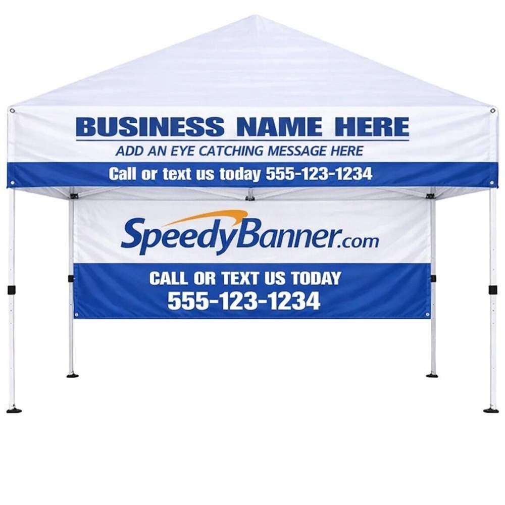 Tent Banner Example - Full Setup